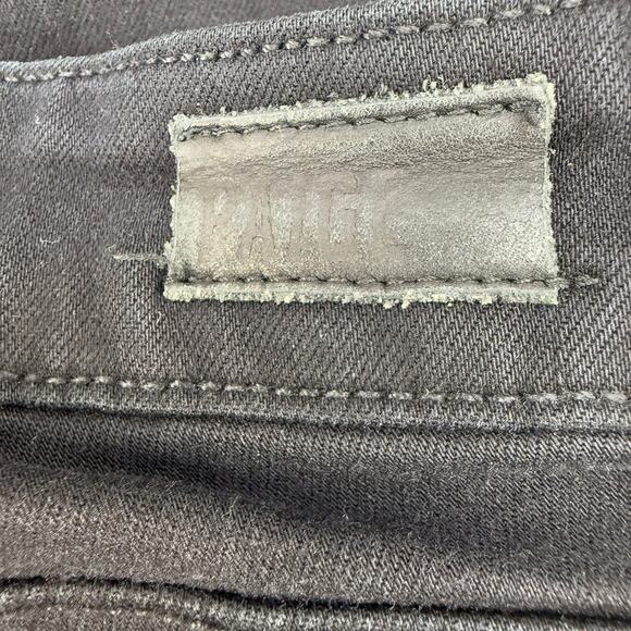 Paige Jeans Women's 24 (0) Black Verdugo Ultra Skinny Preppy Normcore Skater - Picture 6 of 16